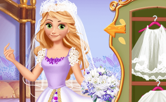 rapunzel wedding