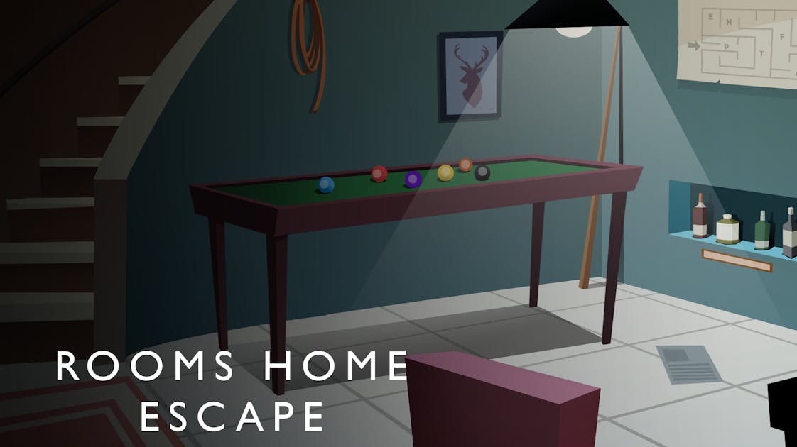 the rooms of the house - online puzzle