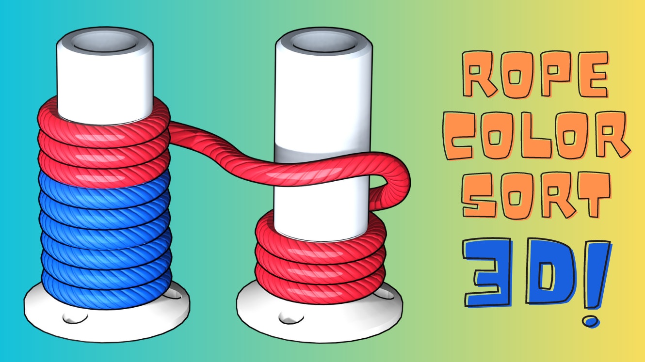 Rope Color Sort 3D 🕹️ Play on CrazyGames