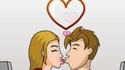 Secret Office Kissing
