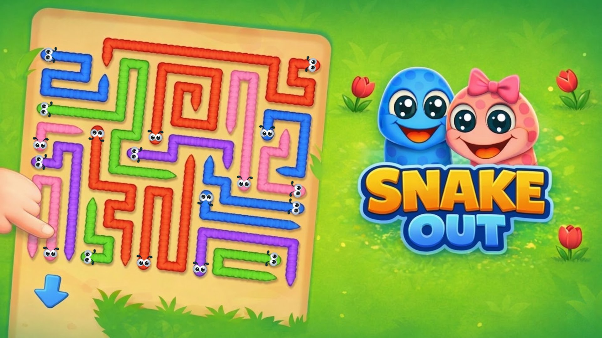 Snake Out: Maze Escape