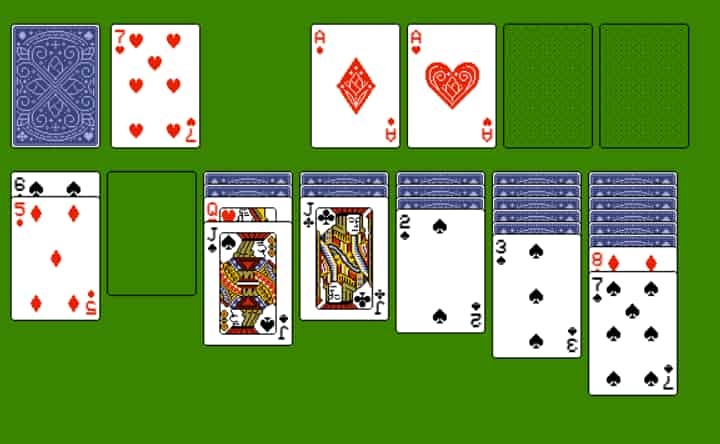 Comme cest gentil Betsy Trotwood quatre fois spider solitaire windows ...