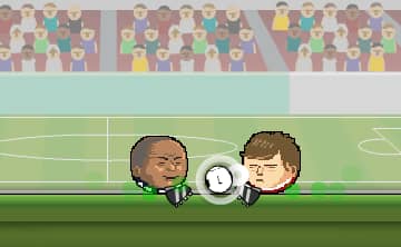 Играть футбол головами лига чемпионов. Head Soccer игра. Head Soccer la Liga. Football head 2 Player. Хед СОККЕР чел с клевером.