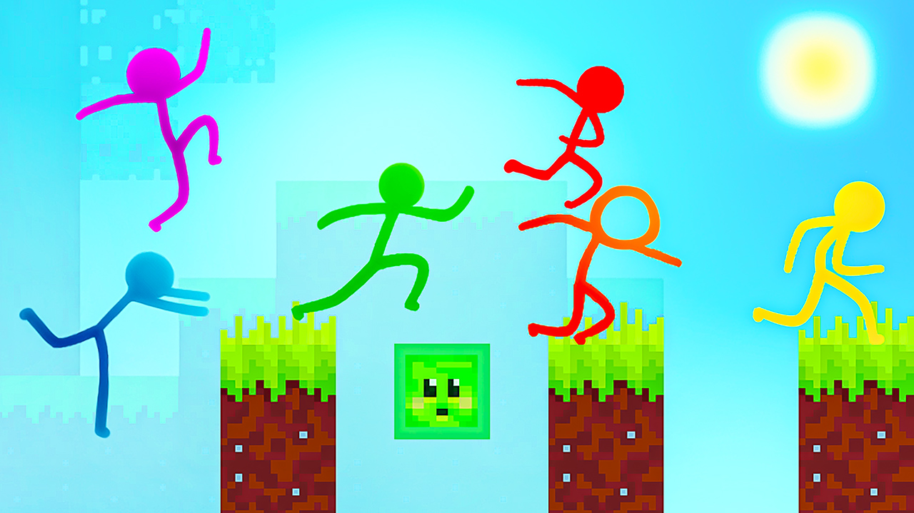 Stickman Parkour 2: Lucky Block 🕹️ Zagraj Na CrazyGames