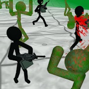 Stickman Zombie 3D Icon