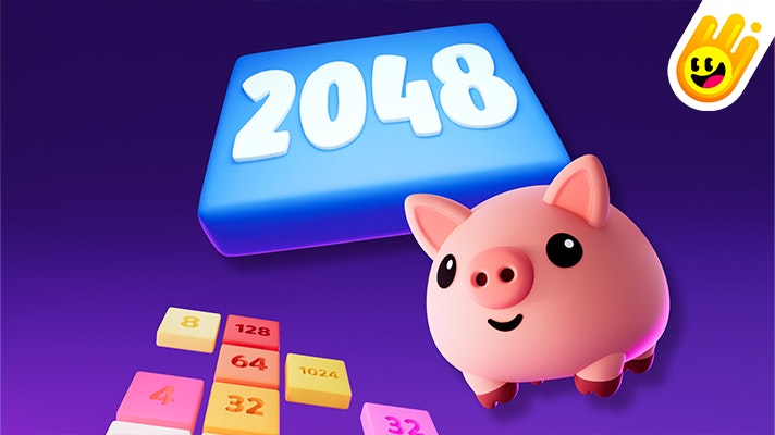 Další hra z Crazy Games - Cubes 2048.io 