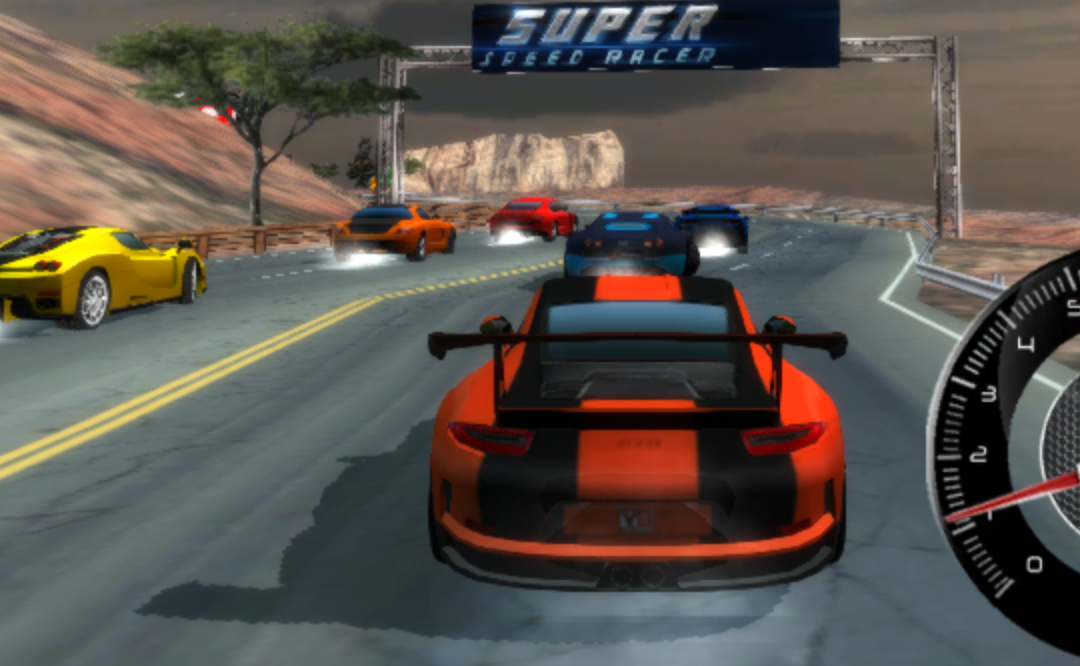 super car racing game