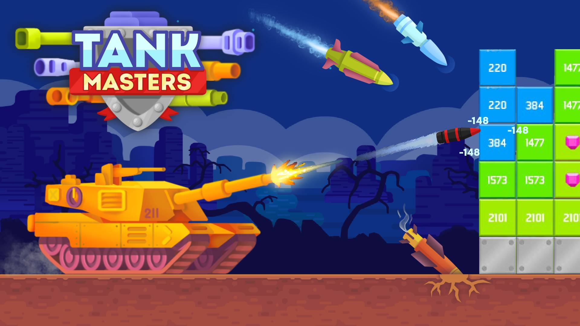 Tank Masters - Idle Tanks 🕹️ Играть на CrazyGames