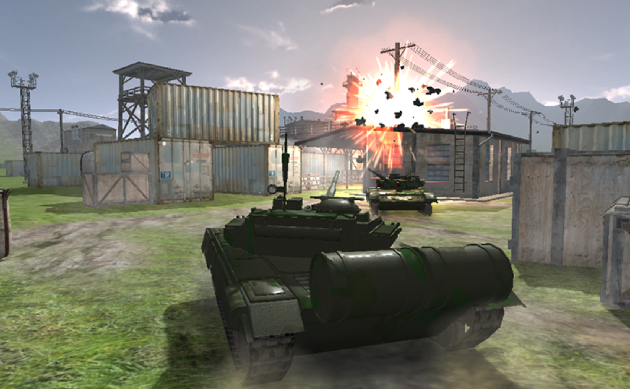 tank shooting game