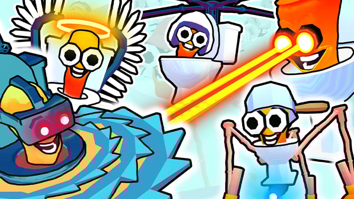 Toilets Worms Shooter