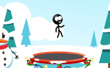 Trampoline Stickman Play Trampoline Stickman On Crazy Games