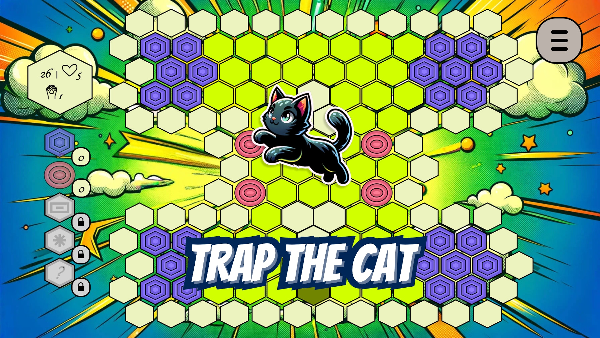 Trap the Cat 2D 🕹️ Играть на CrazyGames