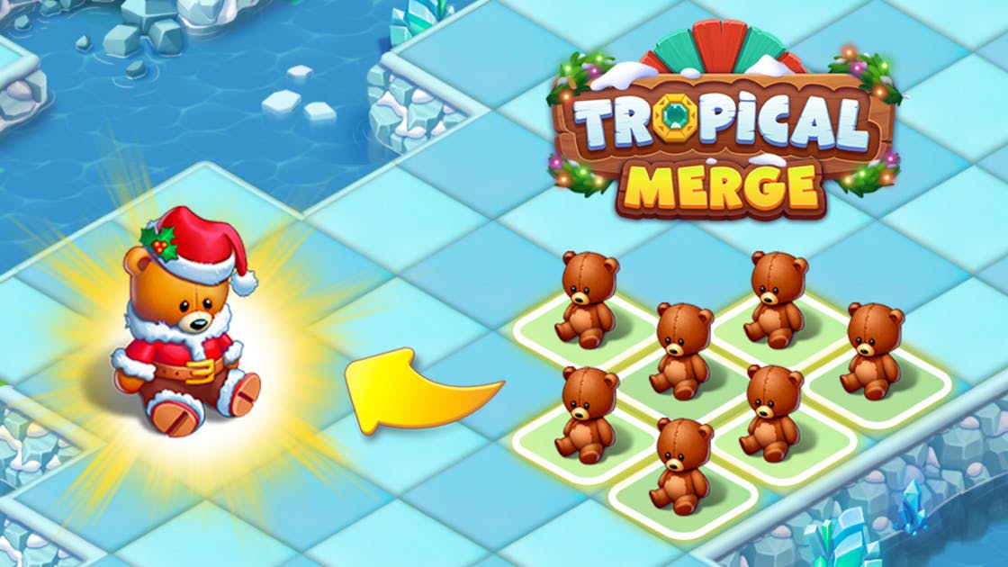 Tropical Merge - Jogo Online - Joga Agora