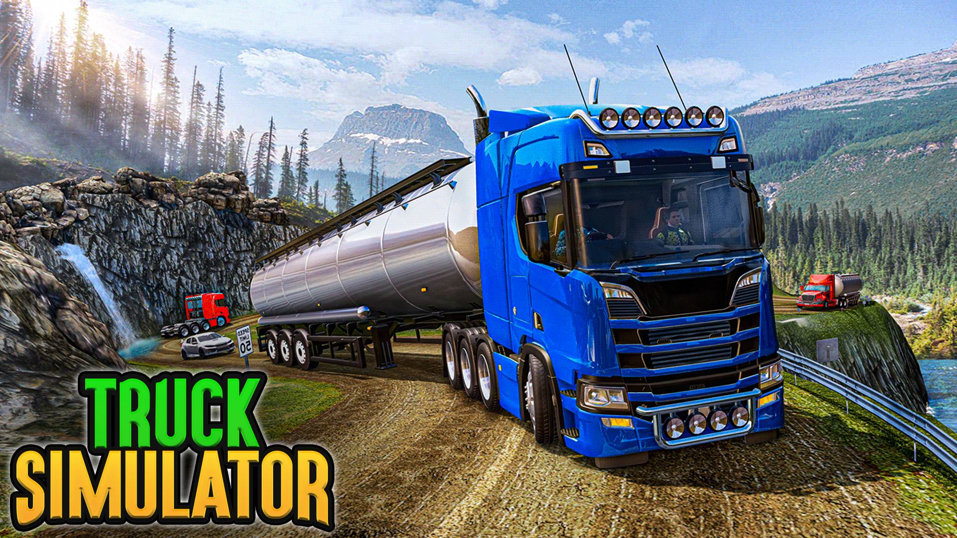 Truck Driving Simulator Game 🕹️ Играть на CrazyGames