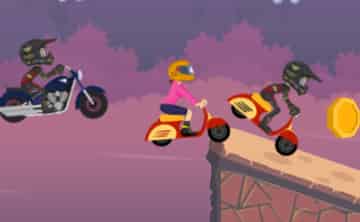 Uphill Motocross Race