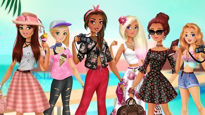 Vacation Summer Dress Up 🕹️ Play on CrazyGames