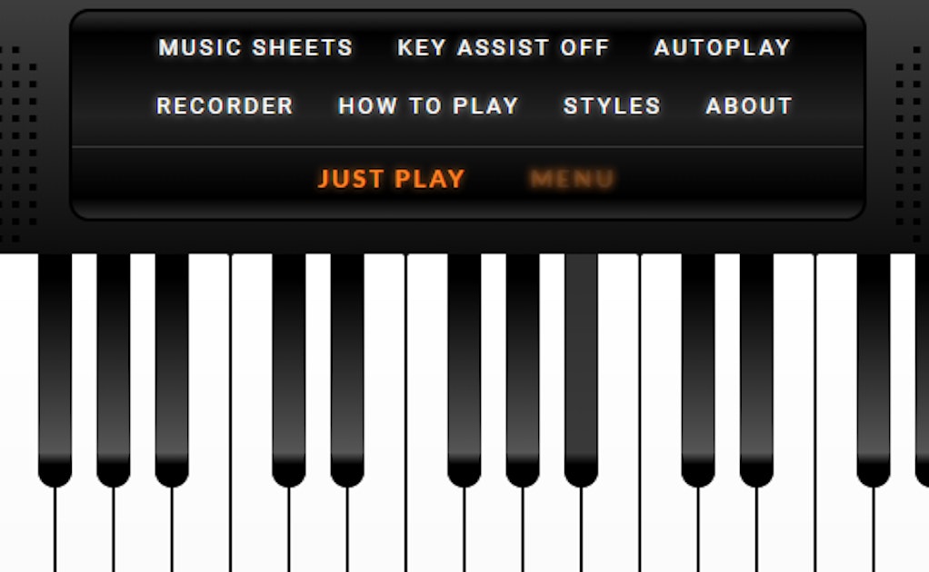 Virtual Piano Jouez A Virtual Piano Sur Crazy Games - roblox piano sheets undertale his theme