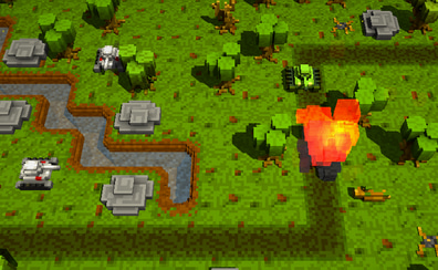 Voxel Tanks 3D