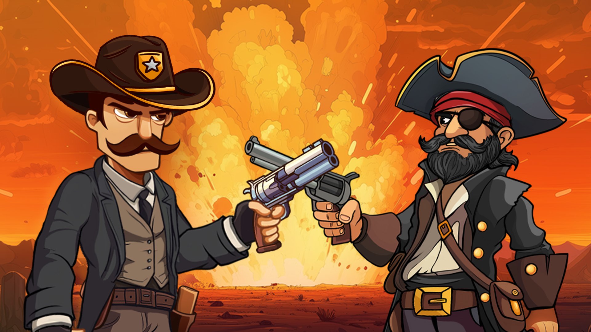 Western Shooter: Battle Gun Duel