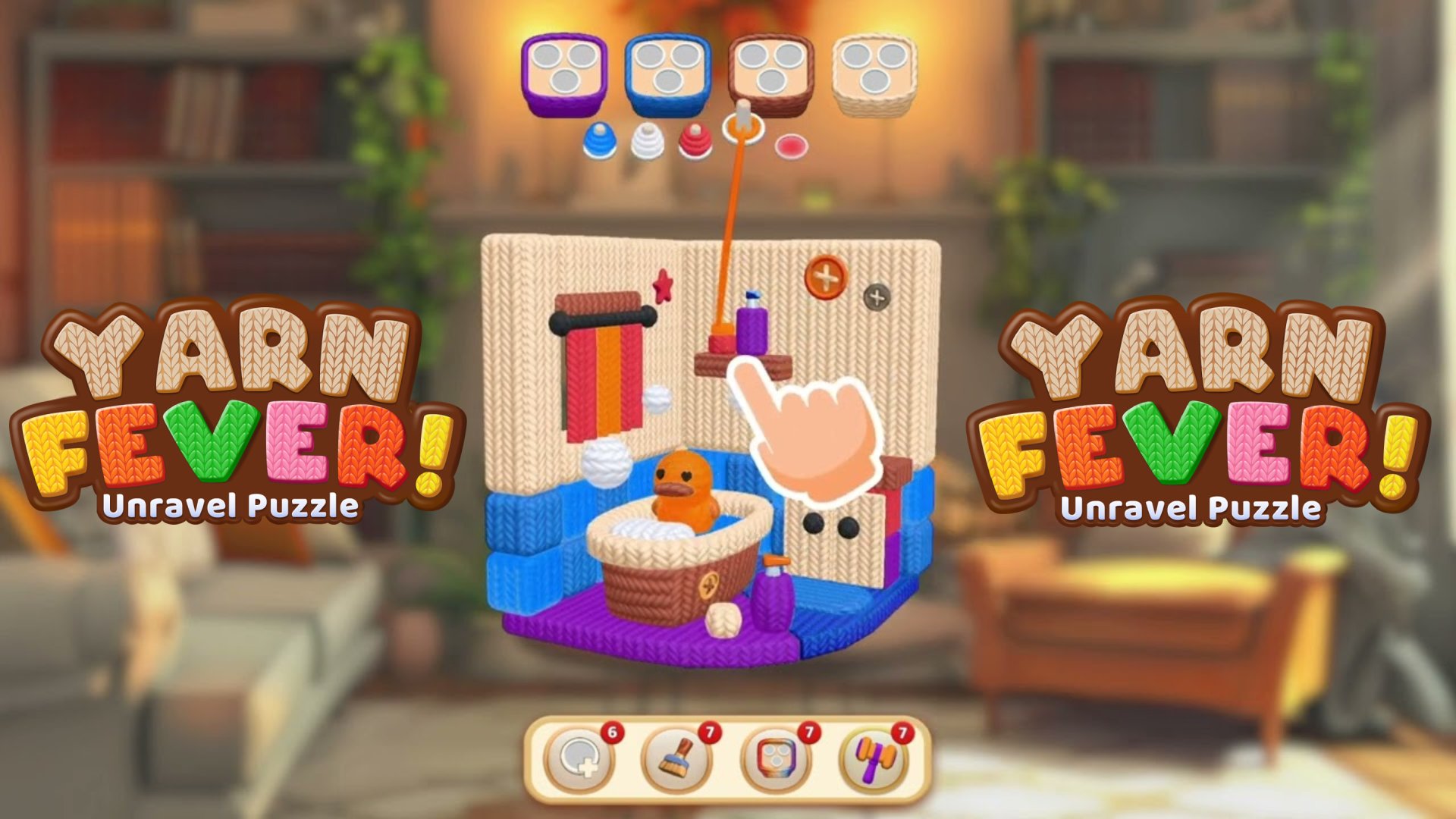 Yarn Fever! Unravel Puzzle