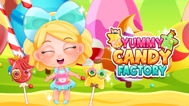 Yummy Candy Factory - Online játék