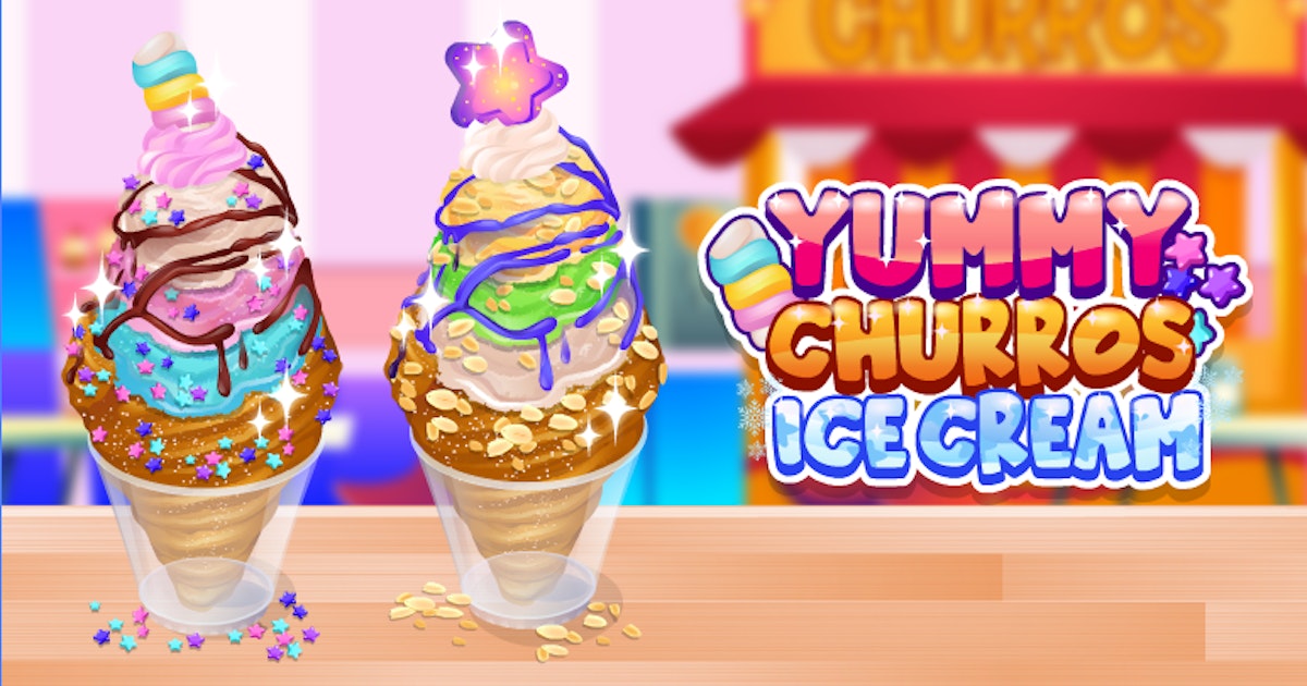 Yummy Churros Ice Cream - Mainkan Di Online Game