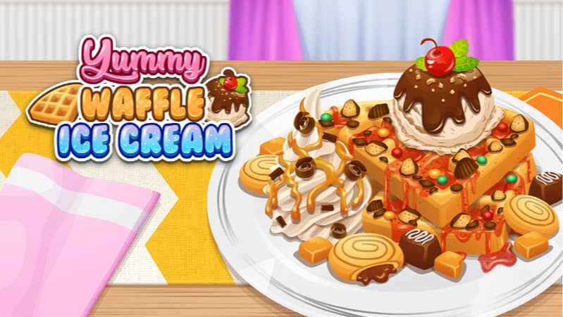 Yummy Waffle Ice Cream - Jogo para Mac, Windows (PC), Linux