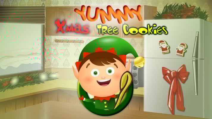 Yummy Xmas Tree Cookies