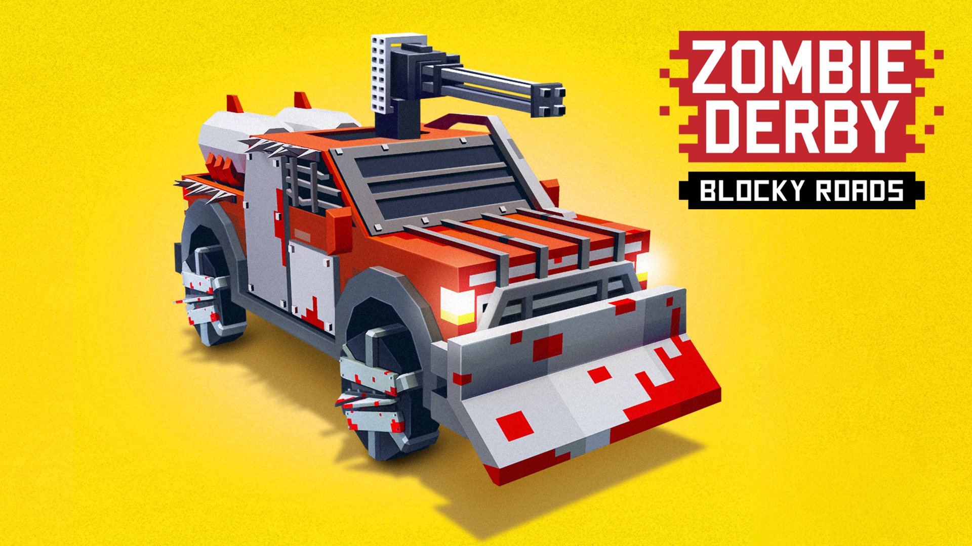 Zombie Derby: Blocky Roads